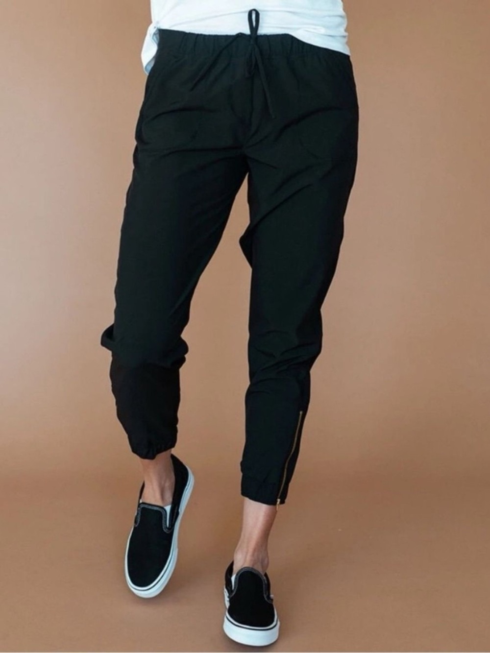 Albion Black Track Jogger Pants